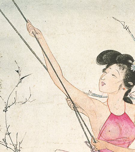 陇县-胡也佛的仕女画和最知名的金瓶梅秘戏图
